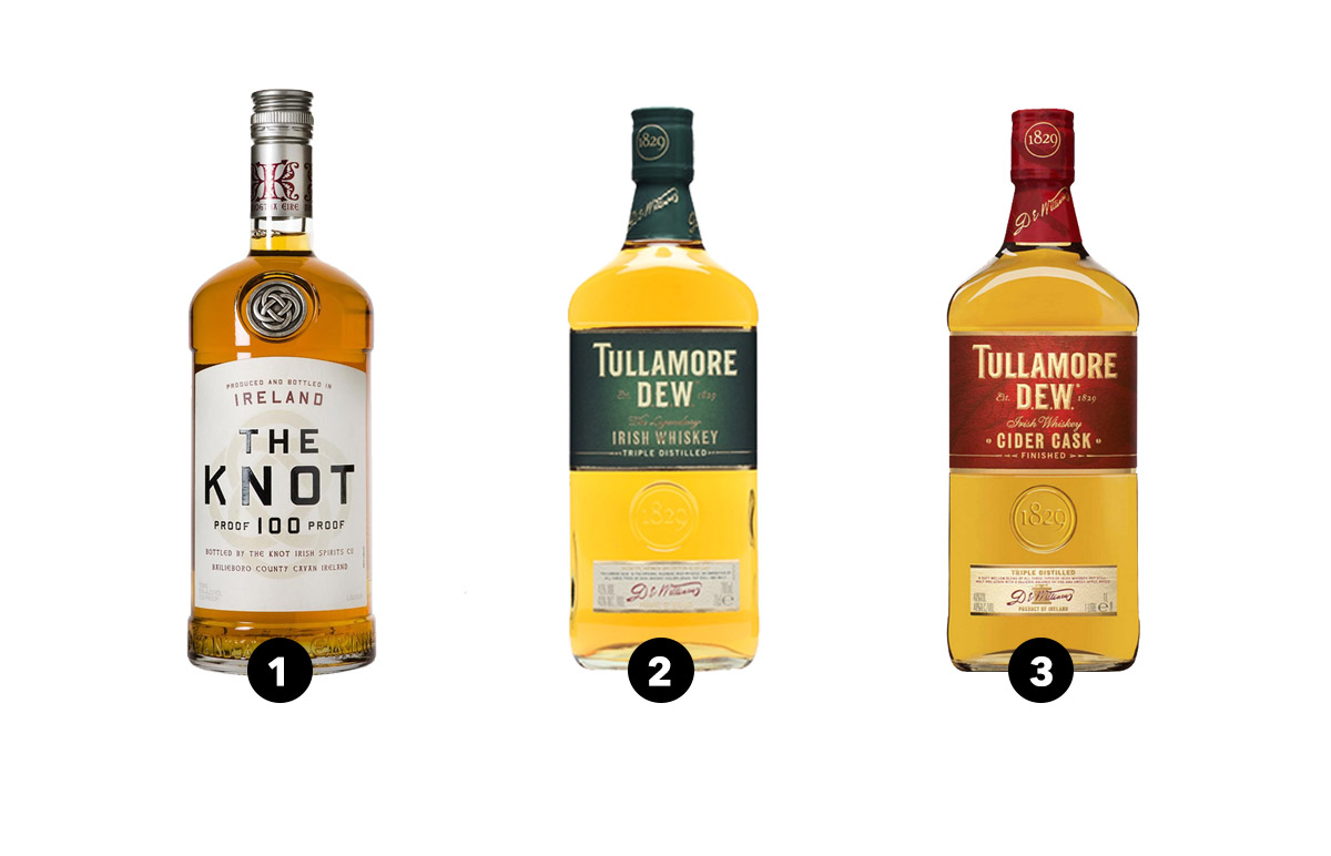 Tullamore D.E.W. XO Rum Cask Finish, The Knot Irish Whiskey, Tullamore D.E.W.