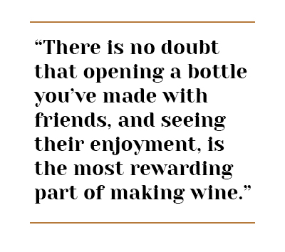 enjoy wine with friends quote