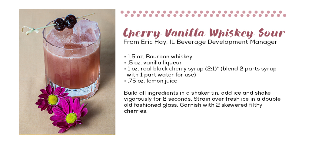 Cherry Vanilla Whiskey Sour