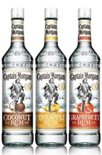 Captain Morgan flavors and bottles