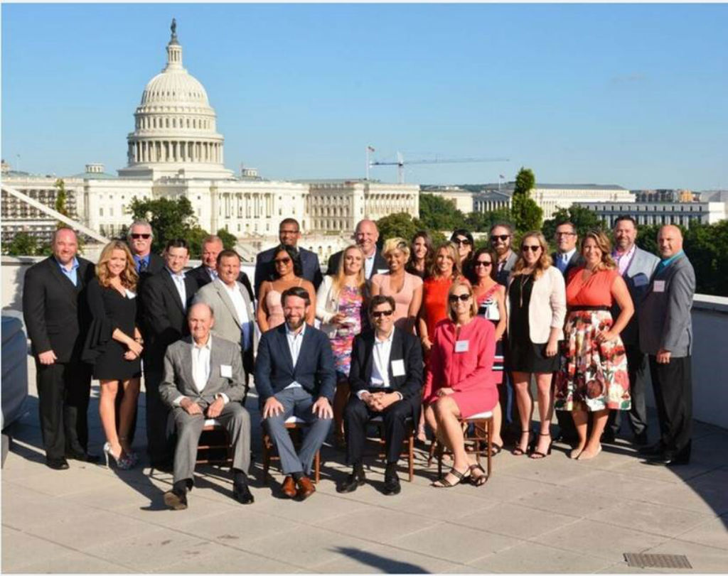 Group shot of 1870 Society winners in Washington, D.C. 