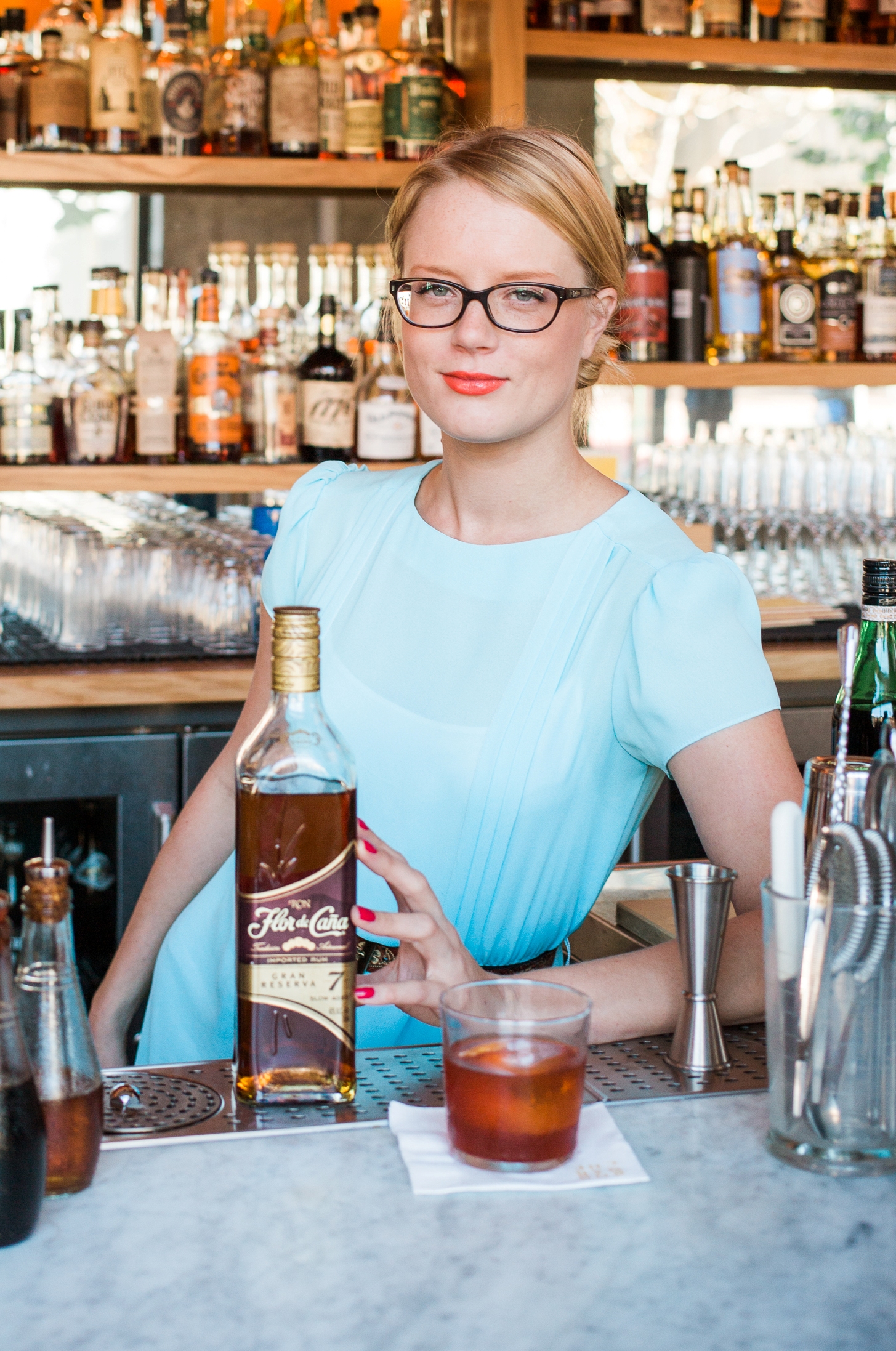 Ashela Richardson, Brand Ambassador for Flor de Cana Rum