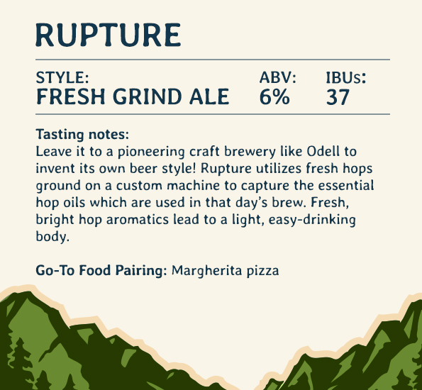 Odell Brewing Co - Rupture Description