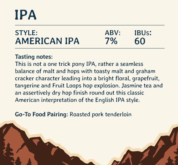 Odell Brewing Co - IPA Description