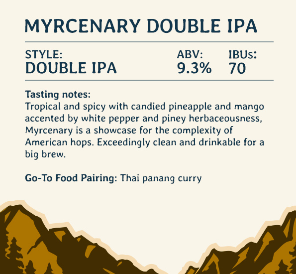 Odell Brewing Co - Myrcenary Description