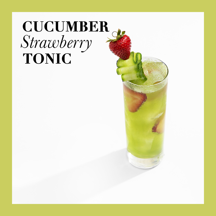 Cucumber Strawberry Tonic