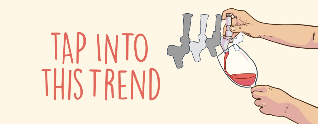 tap into this trend: keg wine