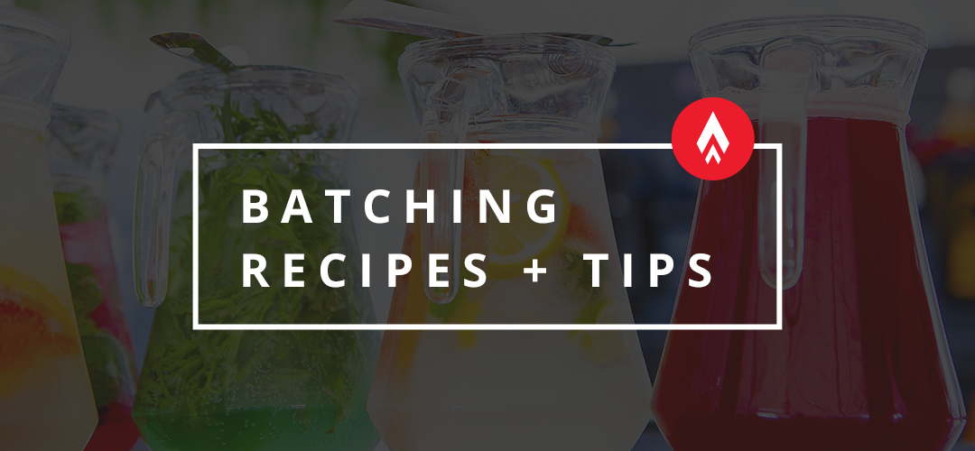 batching recipes and tips