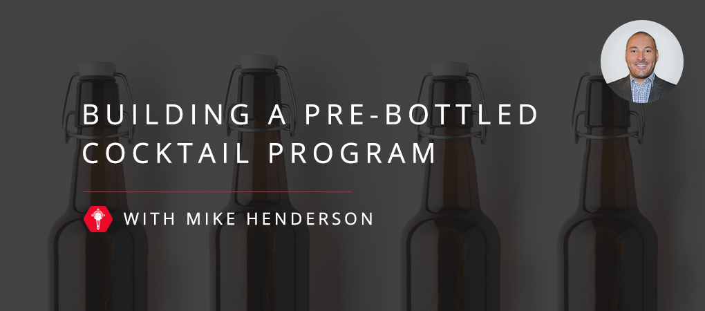 pre-bottled cocktail program header