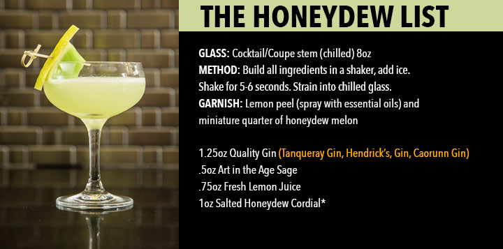 The Honeydew List coktail