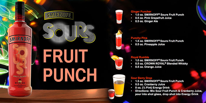 Smirnoff Sours Fruit Punch