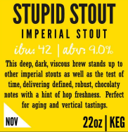 Stupid Stout info