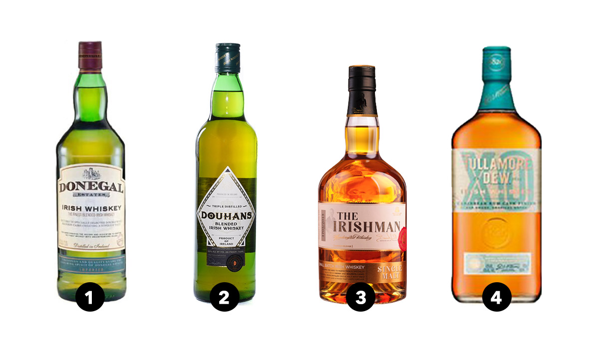 Donegal Estates, Douhans, The Irishman Single Malt Whiskey, Tullamore D.E.W. Rum Cask