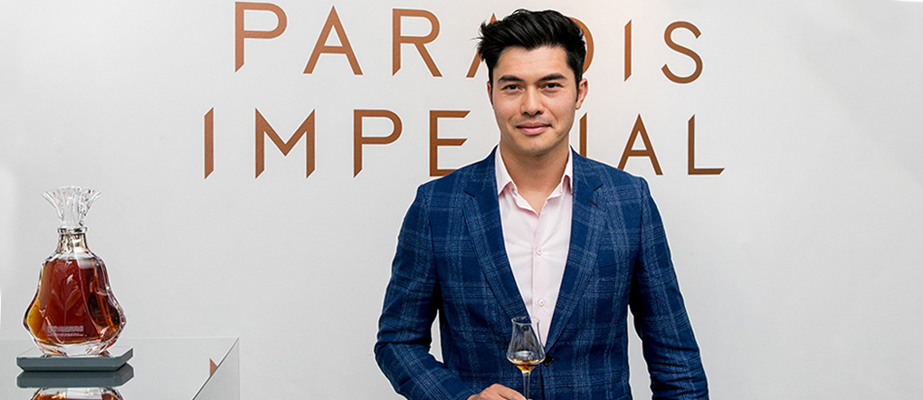 Henry Golding with Paradis Imperial