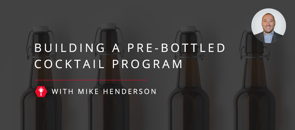 pre-bottled cocktail program header